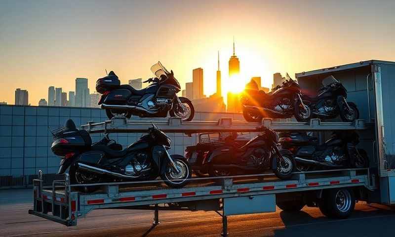 New Jersey motorcycle shipping transporter