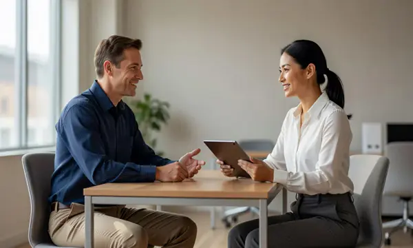 Customer discussing car shipping options in Clifton, New Jersey, United States