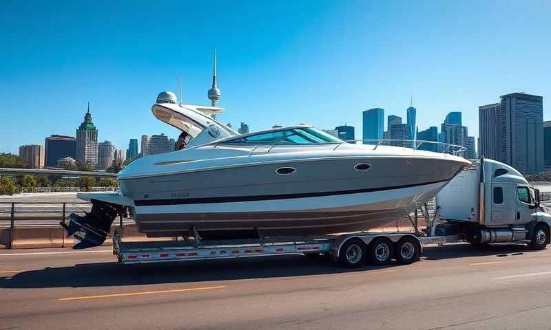 East Orange, New Jersey boat transporter