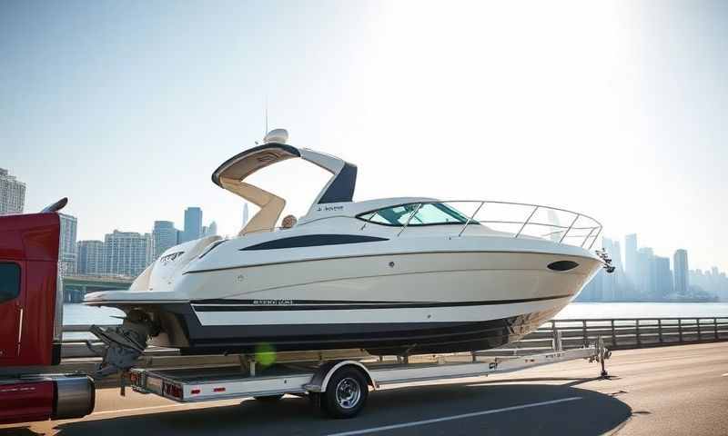 Hoboken, New Jersey boat transporter