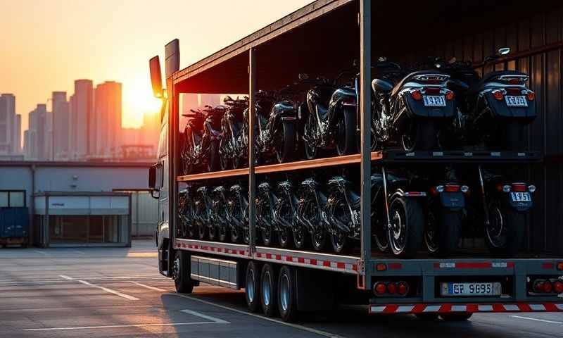 Kearny, New Jersey motorcycle shipping transporter