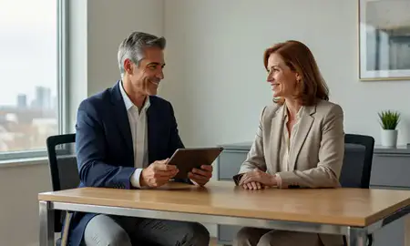 Customer discussing car shipping options in Linden, New Jersey, United States