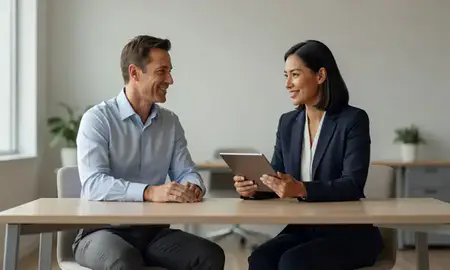 Customer discussing car shipping options in New Brunswick, New Jersey, United States