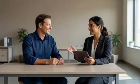Customer discussing car shipping options in Passaic, New Jersey, United States