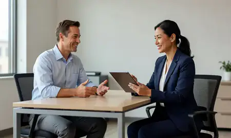 Customer discussing car shipping options in Paterson, New Jersey, United States