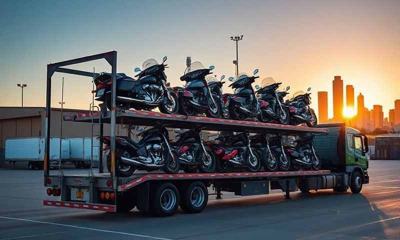 New Mexico motorcycle shipping transporter