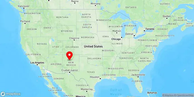 Map of Bernalillo, New Mexico, United States