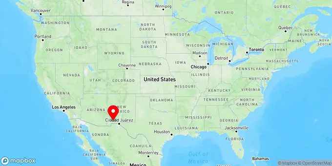 Map of Deming, New Mexico, United States