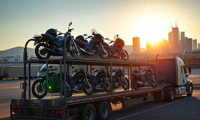 Grants, New Mexico motorcycle shipping transporter