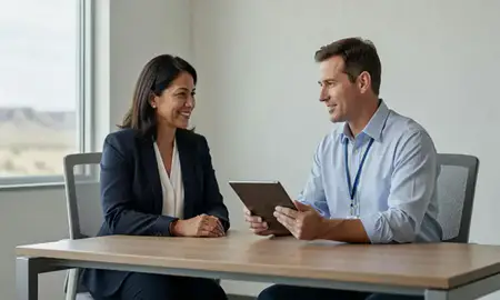 Customer discussing car shipping options in North Valley, New Mexico, United States