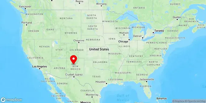 Map of North Valley, New Mexico, United States