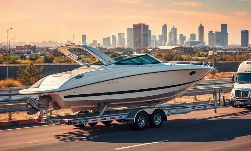 Roswell, New Mexico boat transporter