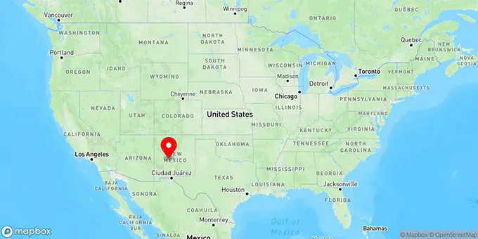 Map of Socorro, New Mexico, United States
