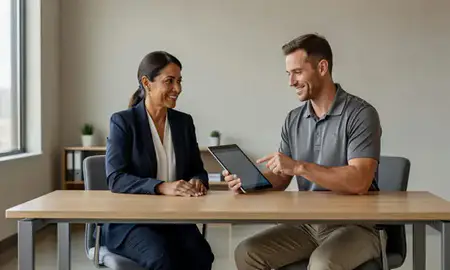 Customer discussing car shipping options in South Valley, New Mexico, United States