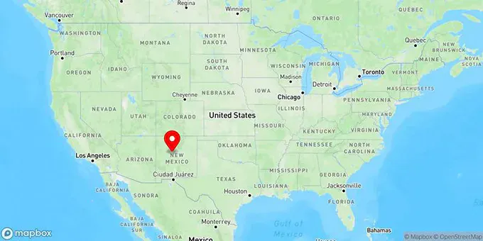 Map of South Valley, New Mexico, United States