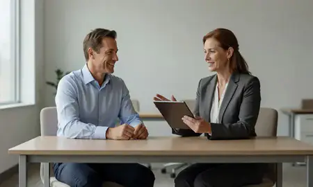 Customer discussing car shipping options in Binghamton, New York, United States