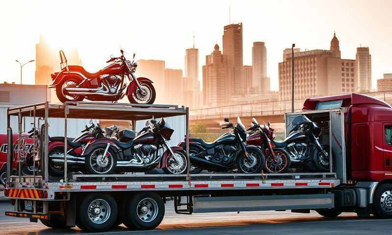 Binghamton, New York motorcycle shipping transporter