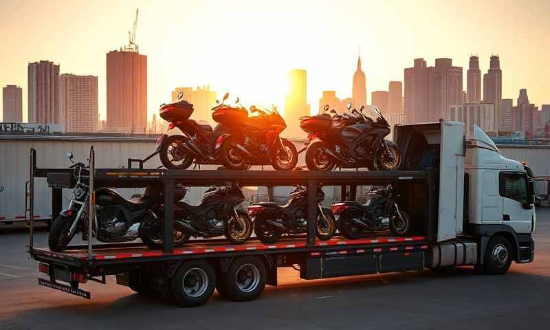 Elmont, New York motorcycle shipping transporter