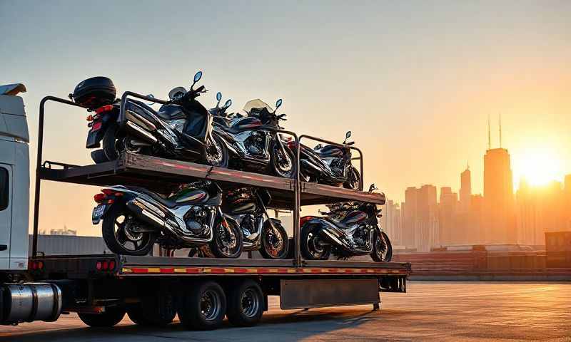 Freeport, New York motorcycle shipping transporter