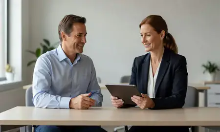 Customer discussing car shipping options in Hicksville, New York, United States