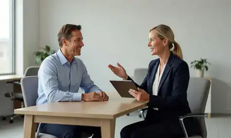 Customer discussing car shipping options in Levittown, New York, United States