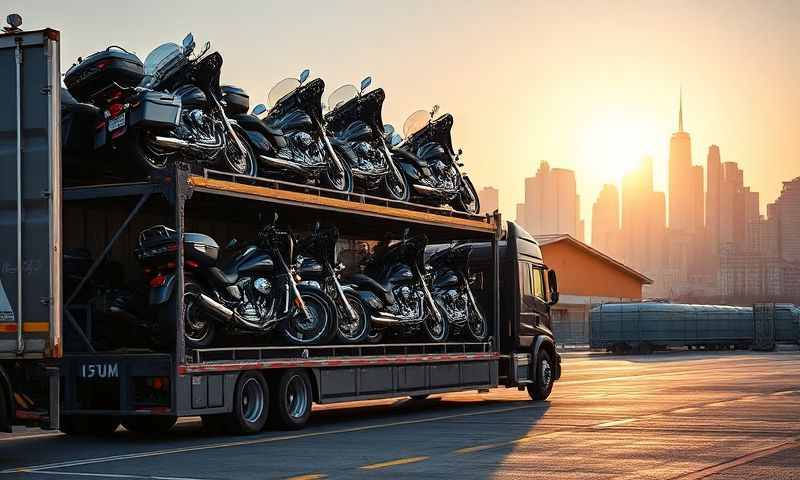 Mount Vernon, New York motorcycle shipping transporter