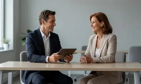 Customer discussing car shipping options in New Rochelle, New York, United States