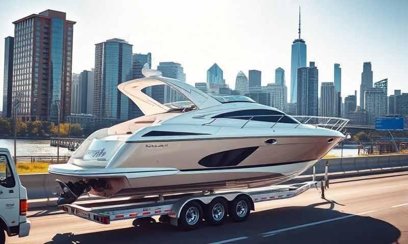 New York, New York boat transporter