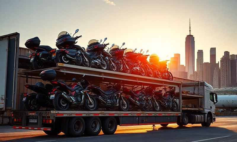 New York, New York motorcycle shipping transporter