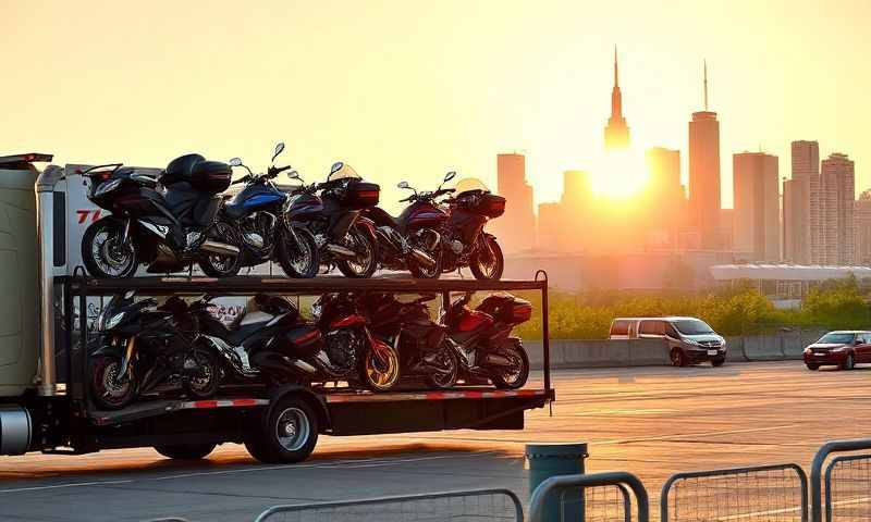 Niagara Falls, New York motorcycle shipping transporter