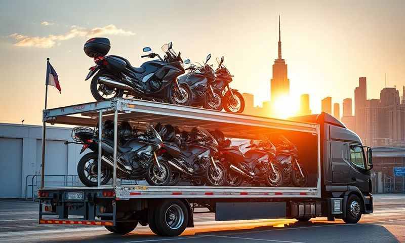 Queens, New York motorcycle shipping transporter