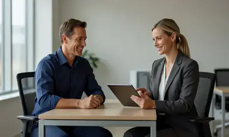 Customer discussing car shipping options in Rochester, New York, United States