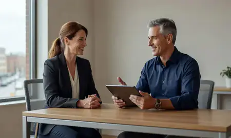 Customer discussing car shipping options in Staten Island, New York, United States