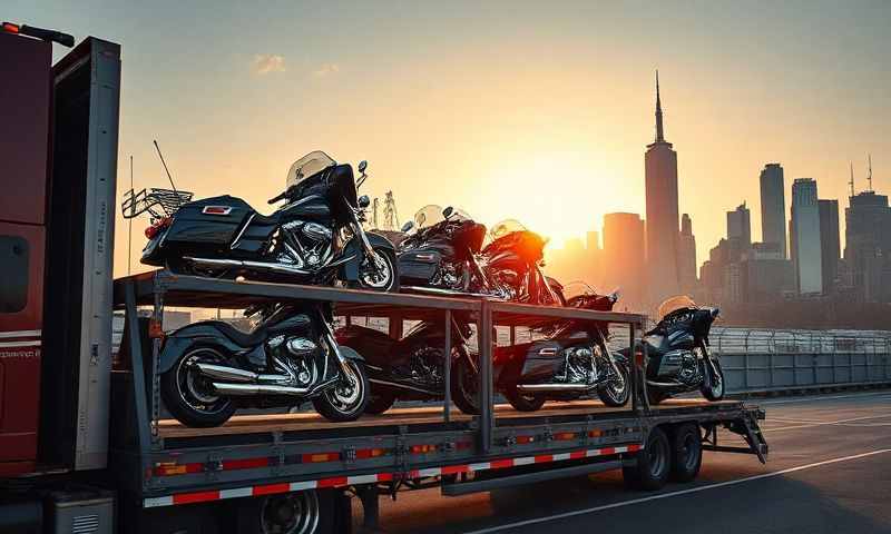 Staten Island, New York motorcycle shipping transporter