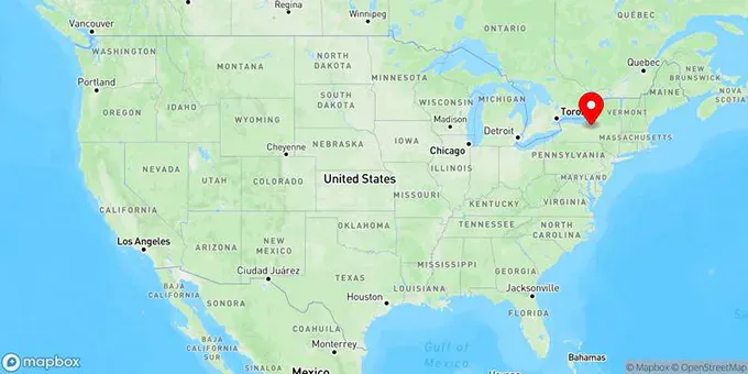 Map of Syracuse, New York, United States