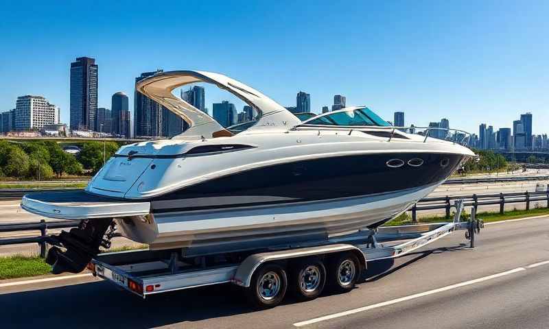 Utica, New York boat transporter