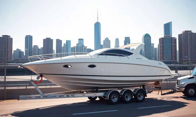 West Babylon, New York boat transporter