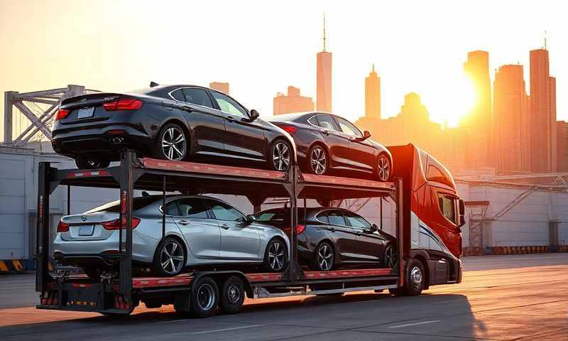 West Babylon, New York car shipping transporter