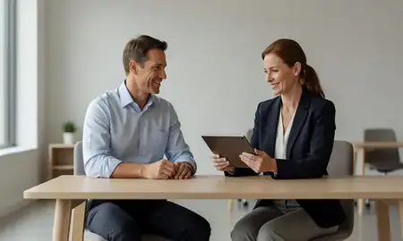 Customer discussing car shipping options in West Babylon, New York, United States