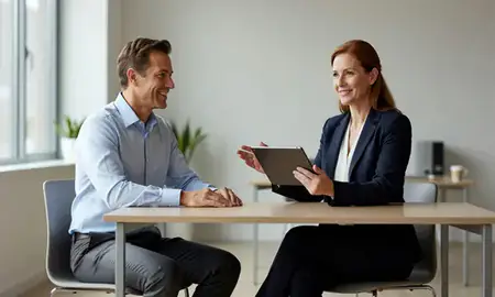 Customer discussing car shipping options in White Plains, New York, United States
