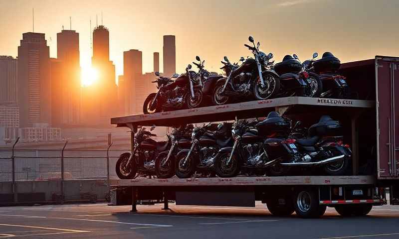 Yonkers, New York motorcycle shipping transporter