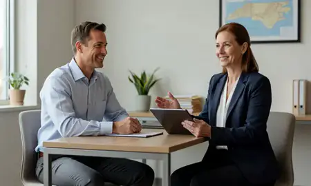 Customer discussing car shipping options in Gastonia, North Carolina, United States