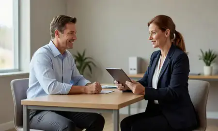 Customer discussing car shipping options in Hickory, North Carolina, United States