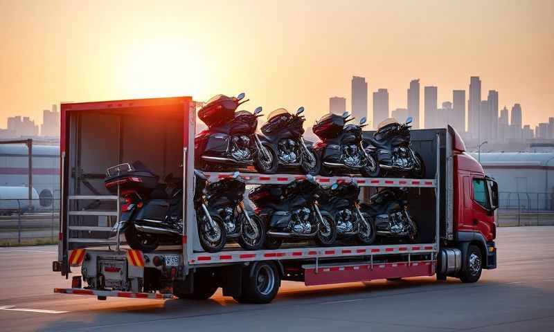 North Dakota motorcycle shipping transporter