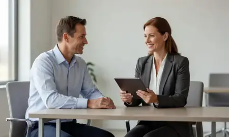 Customer discussing car shipping options in Casselton, North Dakota, United States
