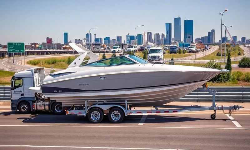 Grand Forks AFB, North Dakota boat transporter