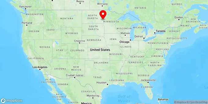 Map of Horace, North Dakota, United States