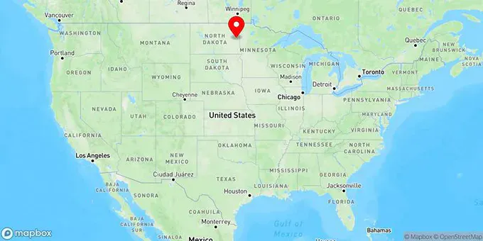 Map of Mayville, North Dakota, United States