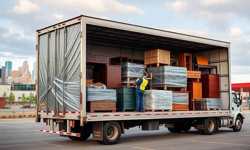 Minot AFB, North Dakota furniture shipping transporter