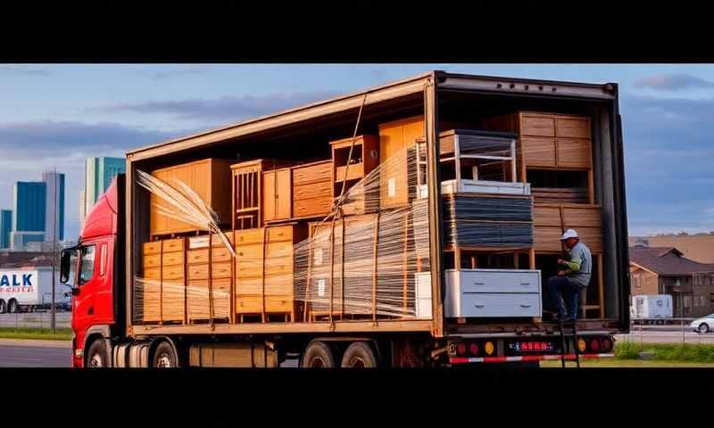 Rugby, North Dakota furniture shipping transporter